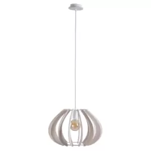 image of Nora Wire Frame Pendant Ceiling Light , 44.5cm, 1x E27