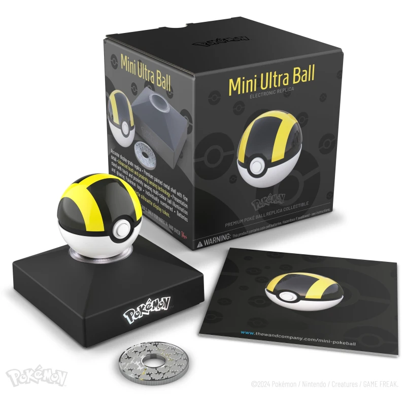 Image of Pokemon Pokmon Die-Cast Mini Ultra Ball Replica Ultra Ball unisex One Size