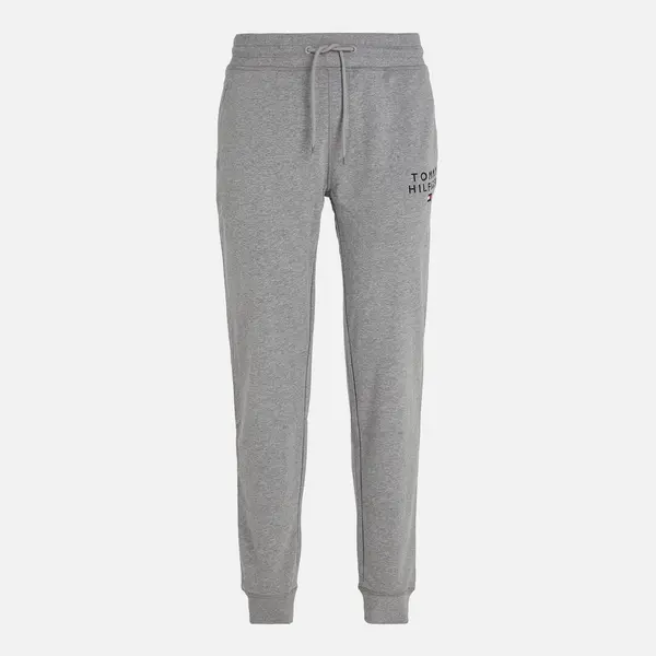 Image of Tommy Hilfiger Track Cotton-Blend Jersey Joggers - XL Grey Trousers male UM0UM02880P4A XL