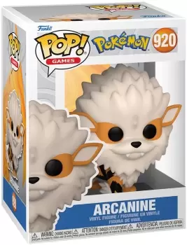 image of Pokemon Arcanine vinyl figurine no. 920 Funko Pop! multicolor