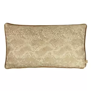 Image of Viper Snake Rectangular Cushion Rust