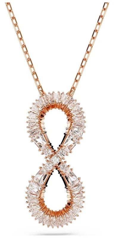 Image of Swarovski 5677623 Hyperbola Pendant Infinity White Crystals Jewellery