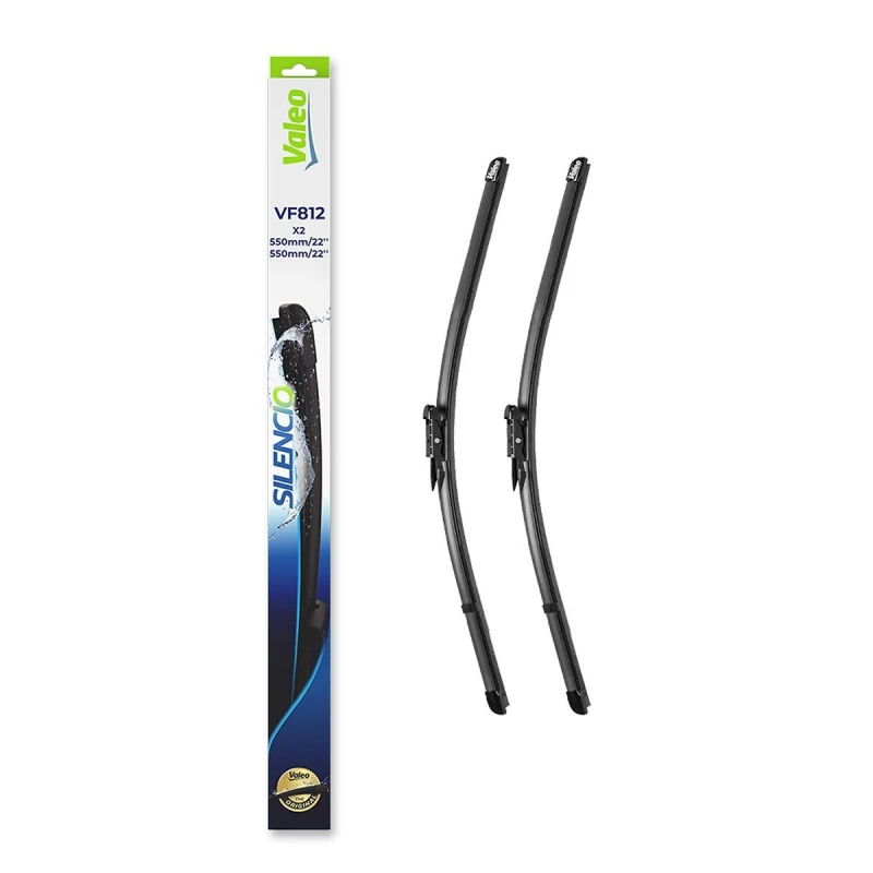 Image of VALEO 577812 Wiper blade Front, 550mm, with pre-mounted adaptor, Top Lock Wiper Blade (298)