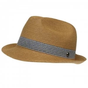 Image of Ted Baker Straw Trilby Hat - Natural