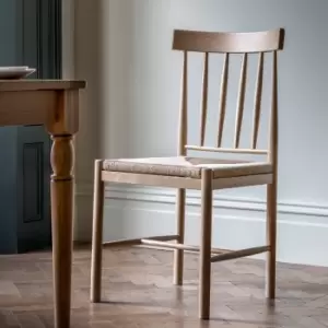Image of Elda Set of 2 Dining Chairs Natural