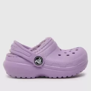 Crocs lilac classic lined clog Girls Toddler Sandals