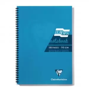 Image of New Europa A4 Notebooks Turquoise