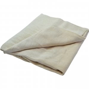 image of Faithfull Cotton Twill Dust Sheet 3.5m 2.6m Pack of 1