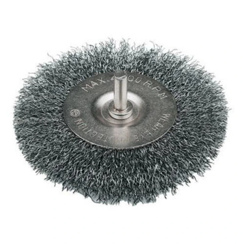 Image of Loops 75mm Rotary Wire Wheel Brush 6mm Arbor Power Drill Bit Clean Stone Metal Multi