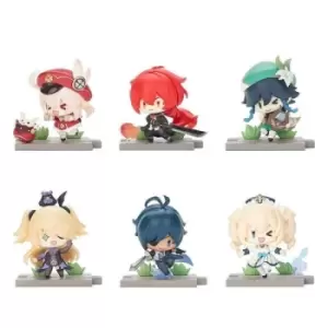 Image of Genshin Impact Battle Scene Series Trading Figure 6-Pack Mondstadt Edition 5 cm
