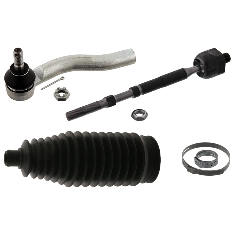 Image of FEBI BILSTEIN 39590 Tie Rod Front Axle Left, with bellow Rod Assembly (284)