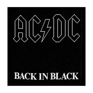 Image of AC/DC - Back in Black Standard Patch