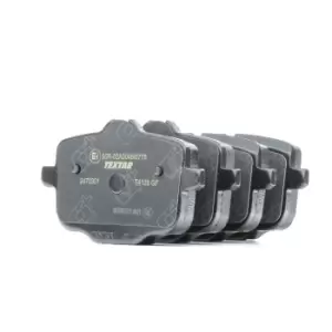 Image of TEXTAR Brake pad set Q+ 2470301 Brake pads,Brake pad set, disc brake BMW,5 Touring (F11),5 Limousine (F10),6 Gran Coupe (F06),6 Coupe (F13)