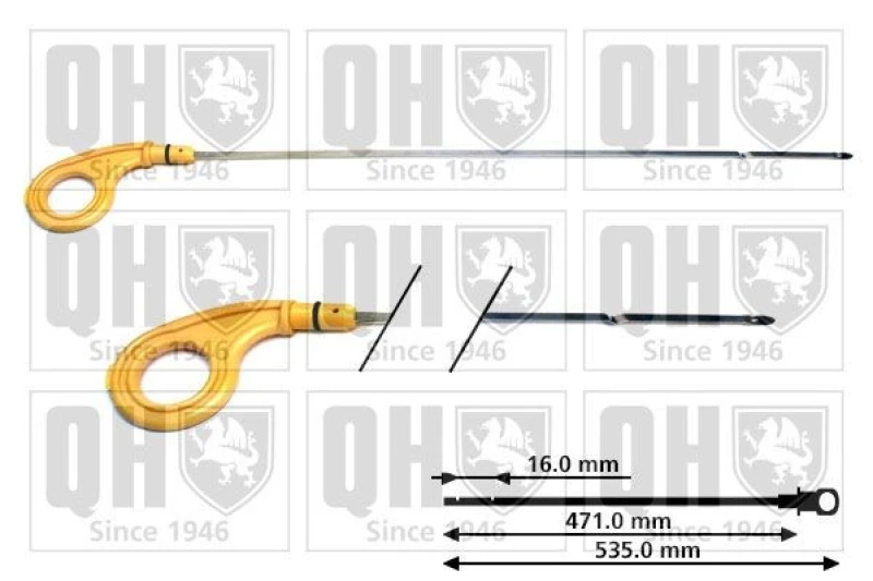 Image of QUINTON HAZELL Oil Dipstick QUINTON HAZELL QOD149