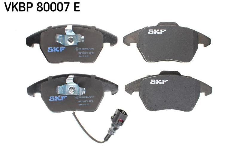 Image of SKF Brake pad set SKF VKBP 80007 E