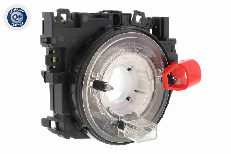 Image of Clock spring for steering wheel VEMO V10-72-0052