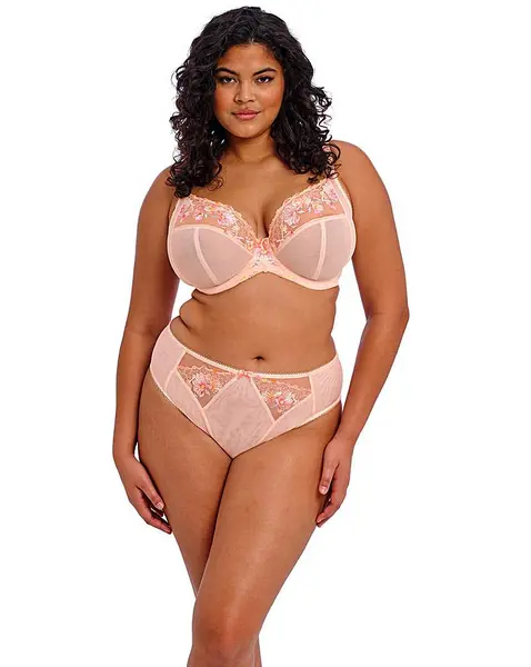 Image of Elomi Elomi Himari Plunge Bra Peach Whisper PCH Whisper Female 38F QV14127