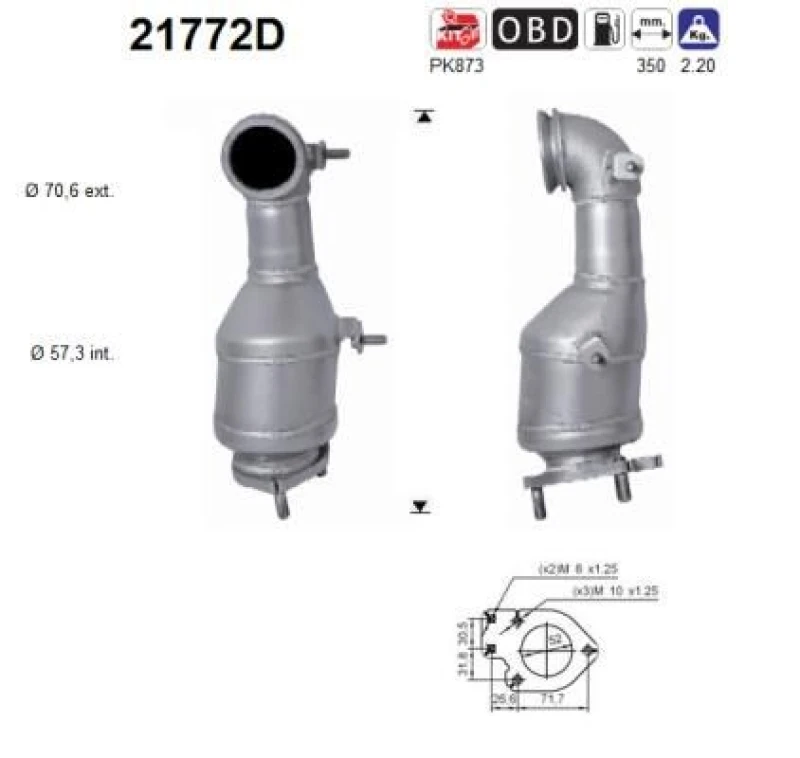 Image of Catalytic converter VEGAZ OK-913