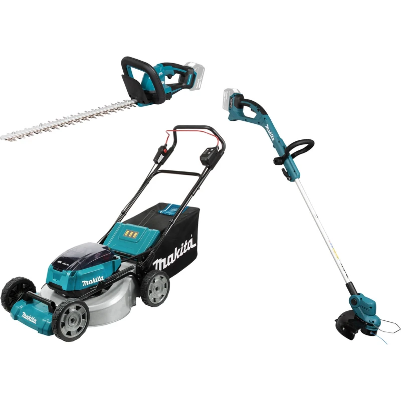 Image of Makita 3 Piece 18v LXT Cordless Garden Tool Kit MAKKIT88 Batteries: No Batteries