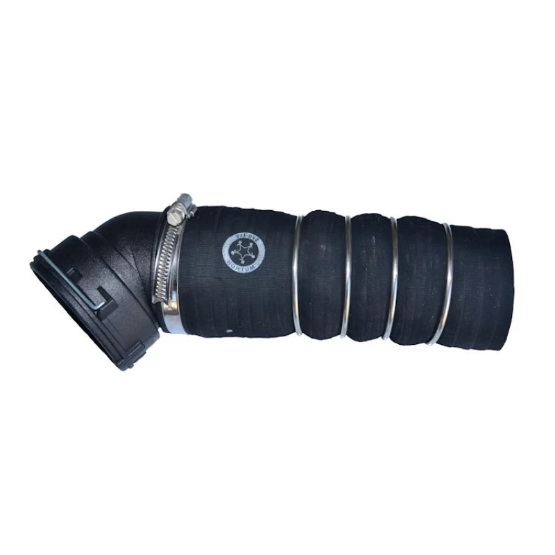 Image of HORTUM 14133 Turbocharger Hose with quick coupling, Rubber with fabric lining Rubber with fabric lining Charger Intake Hose (3314)
