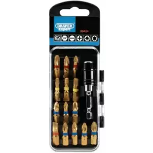 Image of DRAPER Diamond Sintered Tipped Screwdriver Bit Set (15 Piece) [99424]