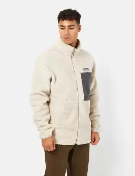 Image of Columbia Mountainside Heavyweight Fleece - Ancient Fossil White/Shark Grey