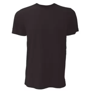 Image of Canvas Unisex Jersey Crew Neck T-Shirt / Mens Short Sleeve T-Shirt (2XL) (Dark Grey)