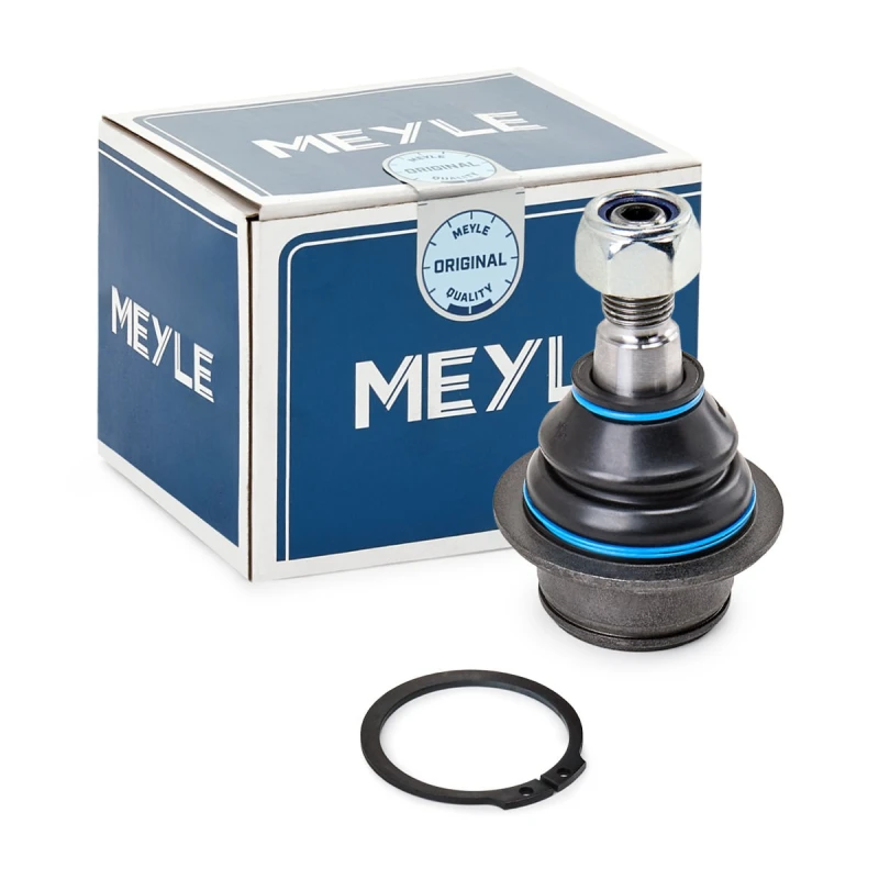 Image of MEYLE 716 010 0012/HD Ball joint Quality, Front Axle Right, with fastening/mounting material Support-/Steering Link (2462)
