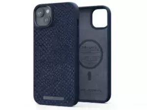 Image of Njord byELEMENTS Salmon Leather Magsafe Case for Apple iPhone 14 Pro Max Blue NA44SL01