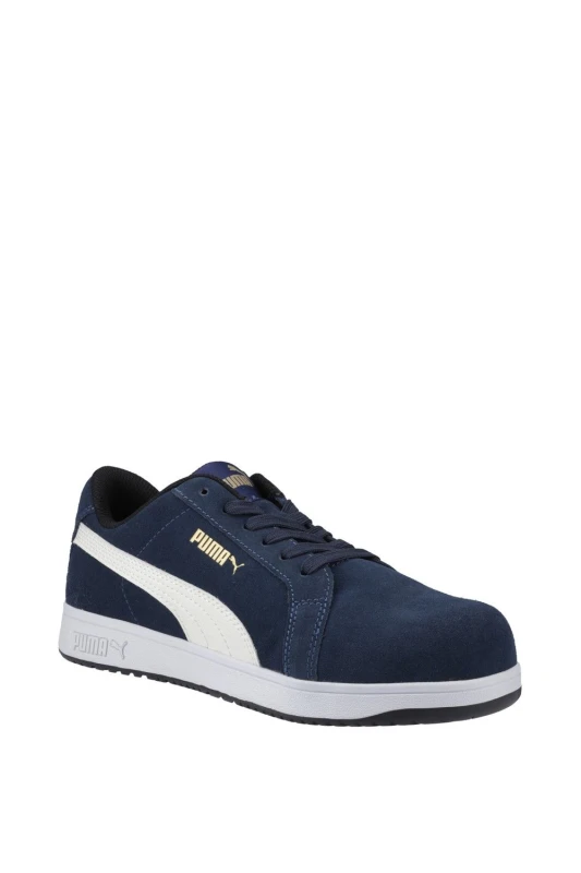 Image of PUMA SAFETY Iconic Low Safety Shoes Navy