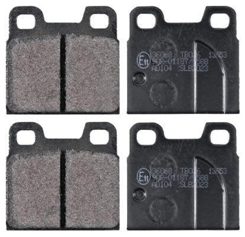 Image of A.B.S. 36068 Brake pad set without integrated wear sensor Brake Pad Set,disc brake (402)
