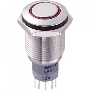 Image of TRU COMPONENTS LAS2GQF 22ZER12VSP Tamper proof pushbutton 250 V AC 3 A 2 x OnOn latch