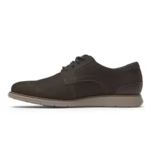Image of Rockport Total Motion Craft Plain Toe Bitter Chocolate - Multi