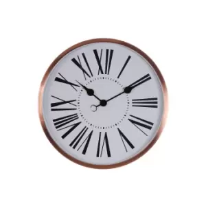 50cm Silver Metal Wall Clock