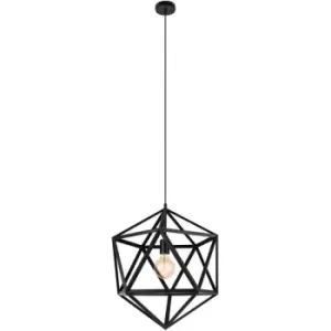 image of Embleton Ø460 Black Pendant - Black - Eglo