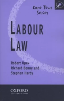 Image of Labour Law by Richard Benny and Stephen T Hardy and R. V Upex Book