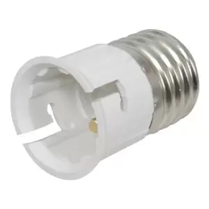 image of Lyyt E27-B22 Lamp Socket Converter White