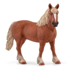 image of SCHLEICH Farm World Belgian Draft Horse Toy Figure, 3 to 8 Years, Brown (13941)