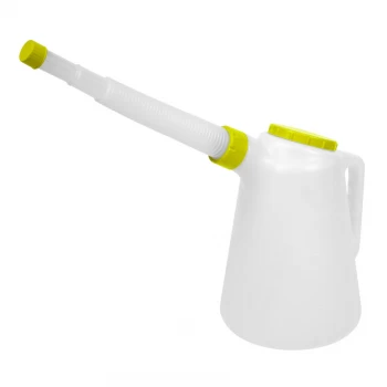 image of Oil Container with Lime Lid & Flexible Spout 5L