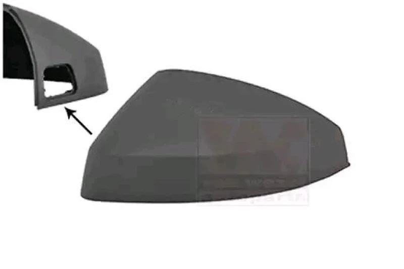 Image of VAN WEZEL 0335843 Cover, outside mirror * HAGUS * Left, primed Cover,outside mirror (23)
