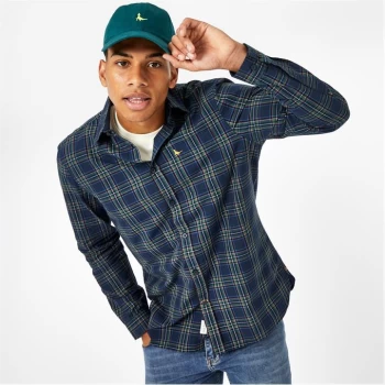 image of Jack Wills Abervale Check Shirt - Navy