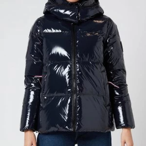 image of Tommy Hilfiger Womens High Glo Down Puffer Jacket - Desert Sky - L