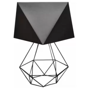 image of Helam Lighting - Helam Karo Table Lamp Black 35cm