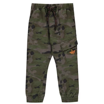 image of Firetrap Camo Cargo Trousers Junior Boys - CAMO AOP