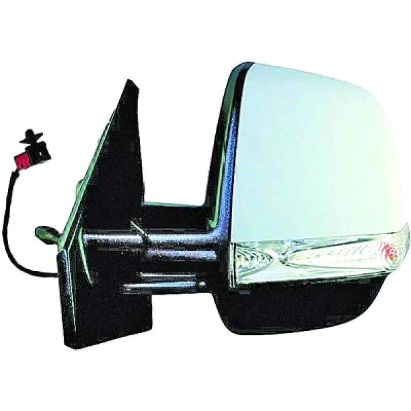 Image of DIEDERICHS 3486324 Wing mirror Right, black, Control: cable pull, Grained, Black Outside Mirror (50)