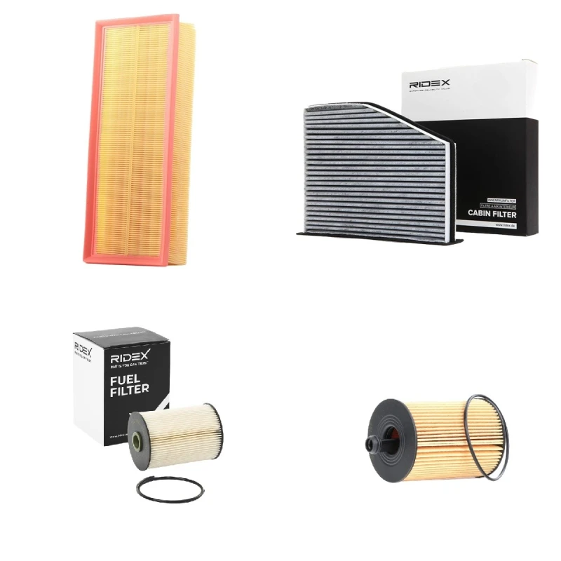 Image of RIDEX 4055F11237 Filter Set with gaskets/seals, with pre-filter Filter Set (4055)