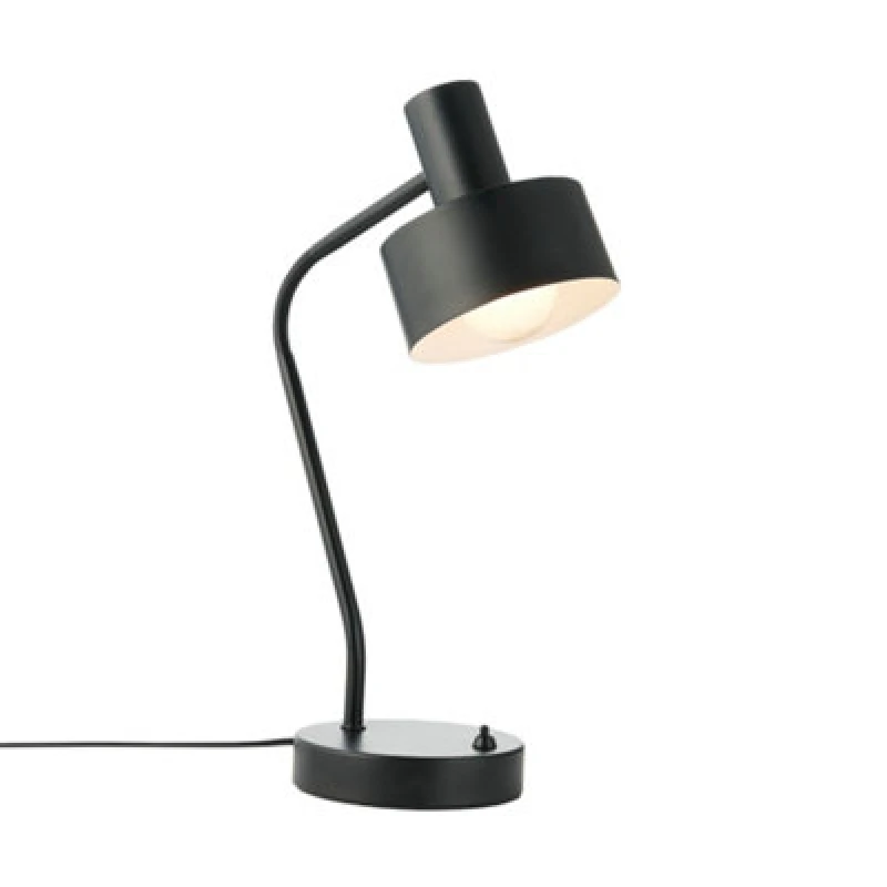 Image of Nordlux Matis Metal Table Lamp Perforated Shade Black,mains
