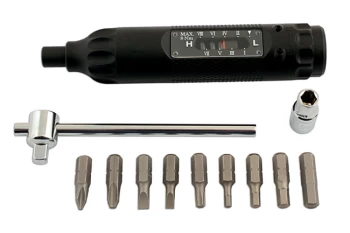 image of Kamasa 56094 Torque Screwdriver Set for Bicycles - Magnetic Torque Screwdriver