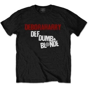 Debbie Harry - Def, Dumb & Blonde Mens XX-Large T-Shirt - Black