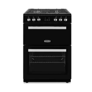 Image of Montpellier MMRDF60FK 60cm Dual Fuel Mini Range Cooker in Black